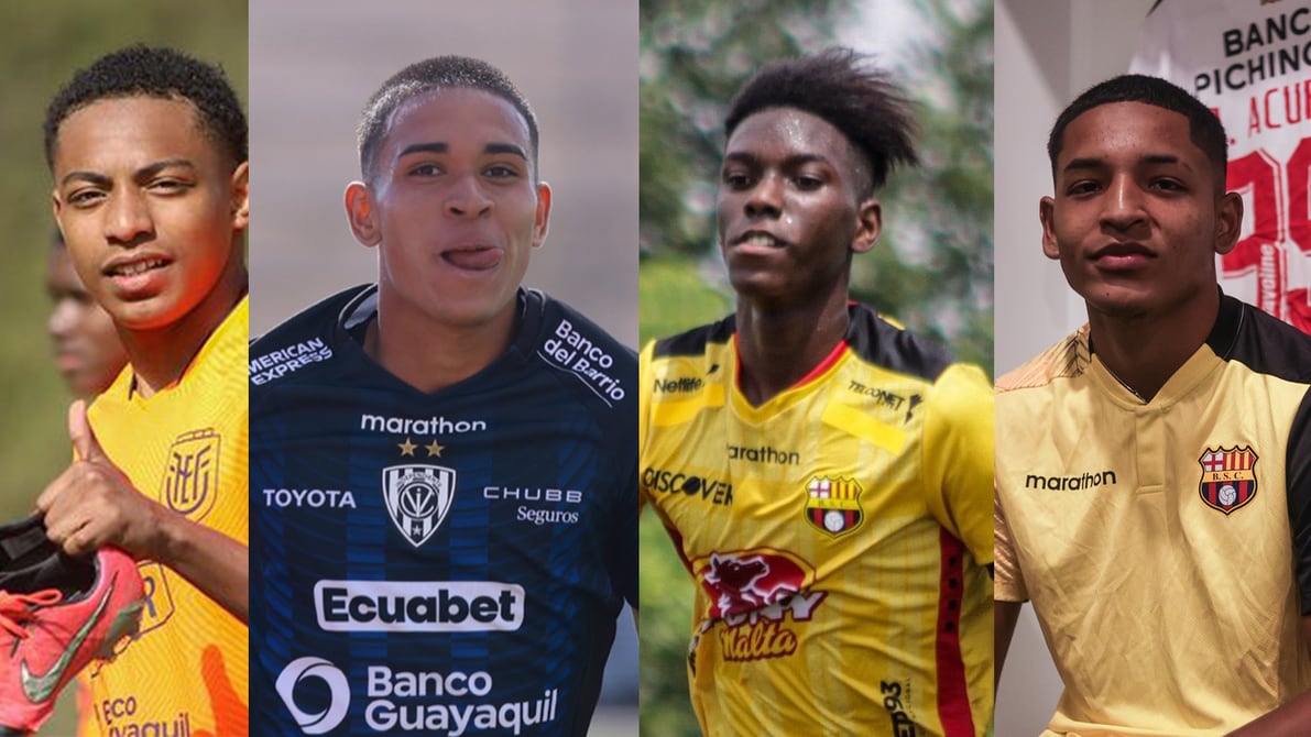 Aimar Govea, Kendry Páez, Allen Obando y Jhon Acurio, figuras de Ecuador a seguir en el Sudamericano Sub-17