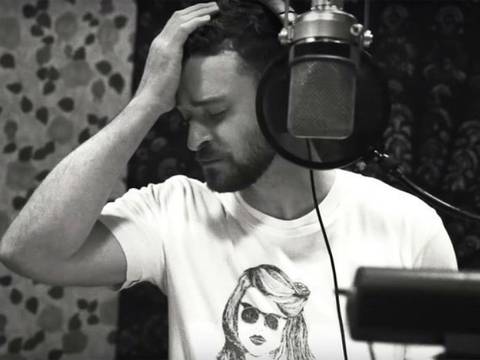 Justin Timberlake presenta su nuevo disco en un 'bosque', con todo e insectos