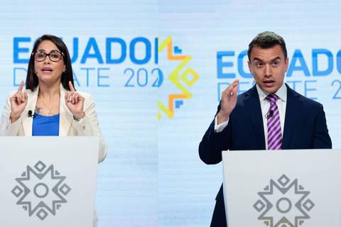 Reciente debate entre Luisa González y Daniel Noboa no superó en audiencia al de la primera vuelta en Ecuador
