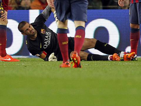 Valdés será operado el lunes en Alemania, anuncia el Barça 