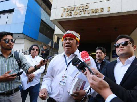 Líder indígena de la Amazonía rinde versión en la Fiscalía por hechos ocurridos en paro de octubre