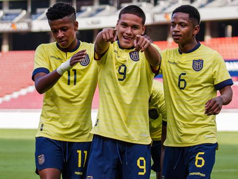 Selección de Ecuador sub-17 aplasta a Panamá en amistoso jugado en Quito