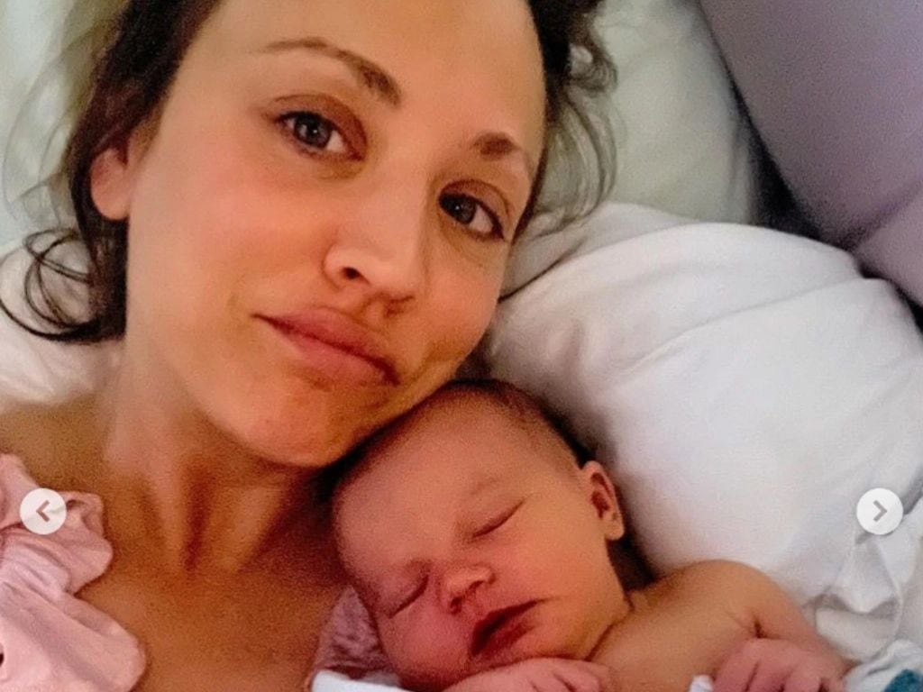 ¡Penny, de ‘The big bang theory’, ya es mamá! La actriz Kaley Cuoco dio a luz a su primera hija