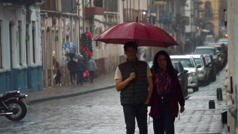 Estado del clima: Lluvias de alta intensidad en varias provincias de Ecuador del 17 al 21 de abril