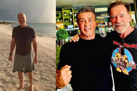 Una amistad a prueba de escándalos: Bruce Willis, Arnold Schwarzenegger y Sylvester Stallone los inseparables héroes de acción