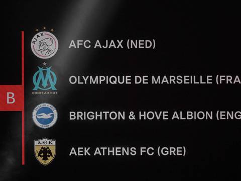 Brighton ante Ajax, Marsella y AEK Atenas en el grupo B de Europa League
