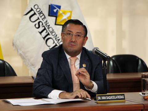 La Corte Nacional está frente a una posible ‘crisis o acefalía’, asegura Iván Saquicela