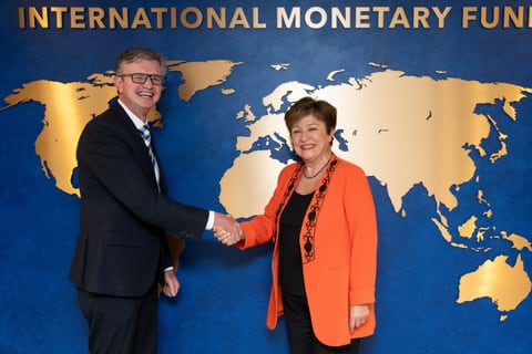 Directora del FMI destaca ‘gran reunión’ con Ecuador