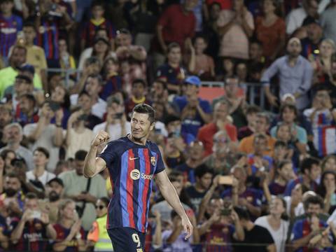 Robert Lewandowski lidera goleada del FC Barcelona 