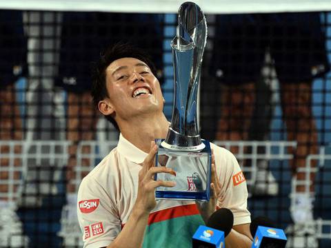 Japonés Kei Nishikori gana torneo antes que se inicie el Abierto de Australia