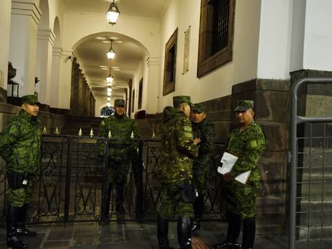 Un soldado se suicidó en la Casa Militar Presidencial, en el centro histórico de Quito