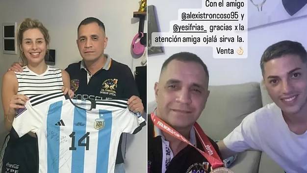¡Cumplió con su venganza! Exesposa de Exequiel Palacios le vendió la camiseta de Argentina y la medalla de campeón del Mundial de Qatar 2022
