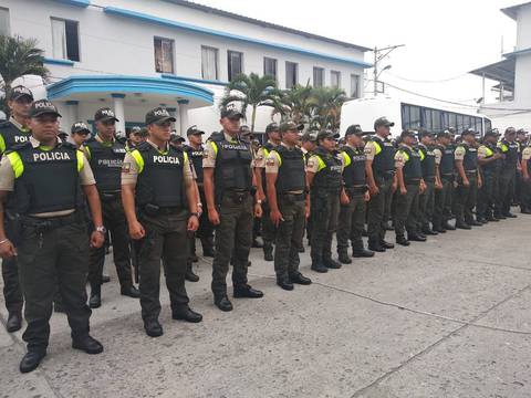 279 policías para 92 sitios de alto movimiento en Guayaquil  