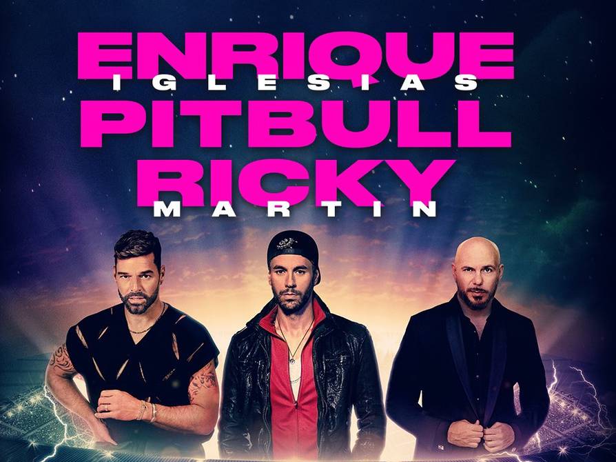 Pitbull, Enrique Iglesias and Ricky Martin to reunite for ‘unforgettable’ tour in late 2023