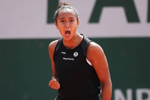Leylah Fernández ya está en tercera ronda de Roland Garros