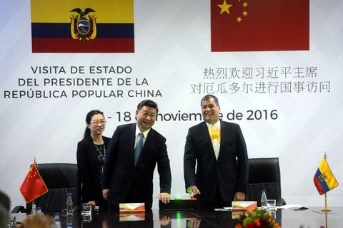 Promesa de fondos para reconstruir Manabí en los convenios con China