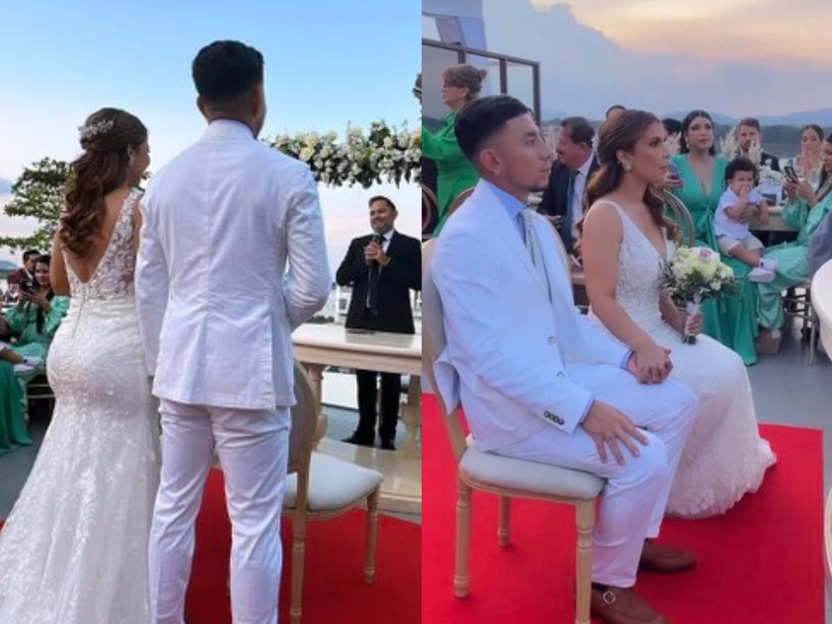 Así fue la boda de Joao Rojas: el futbolista se casó con Kristy Alvarado el fin de semana