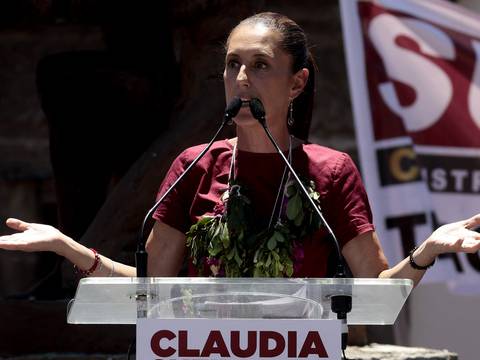 La candidata presidencial oficialista Claudia Sheinbaum respalda demanda de México contra Ecuador por incursión a Embajada en Quito