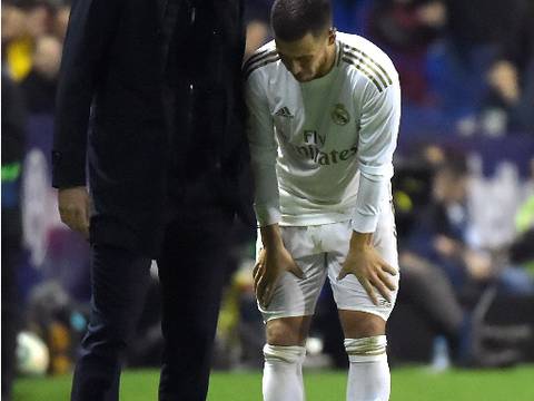 Zidane no quiere arriesgar a Eden Hazard debido a sus lesiones