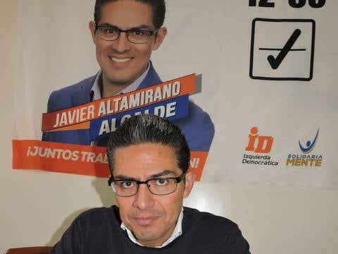 Javier Altamirano vuelve tras diez años al Municipio de Ambato 