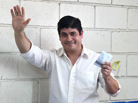 Carlos Alvarado, presidente electo de Costa Rica, según el Tribunal Electoral
