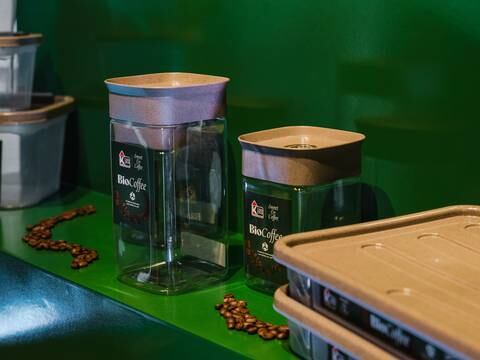 Con residuos de café se elaboran nuevos productos plásticos para el hogar