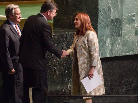 Termina periodo de María Fernanda Espinosa en la ONU
