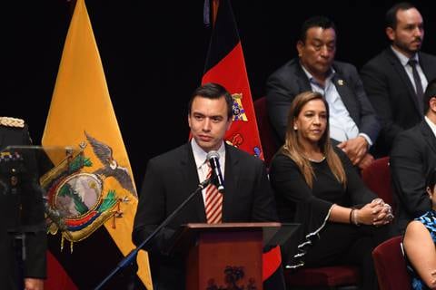 ‘Para ser empáticos no se necesita ser pobre, se necesita entender la pobreza y estar comprometido a cambiar esa situación’, resaltó Daniel Noboa en la sesión solemne por la fundación de Quito