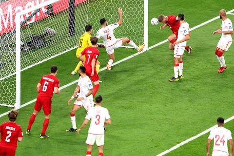 No hubo festejo entre Dinamarca y Túnez, en el Grupo D de Qatar 2022