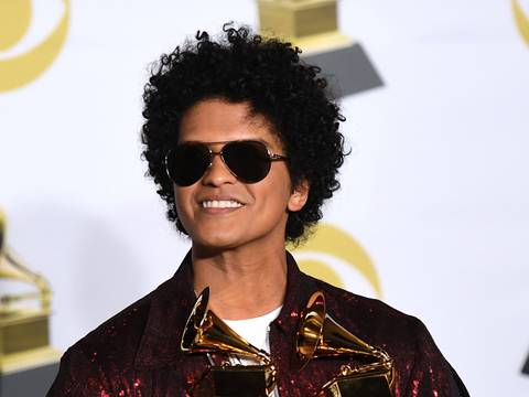 Bruno Mars hace brillar sus ‘24K’ en los Grammys