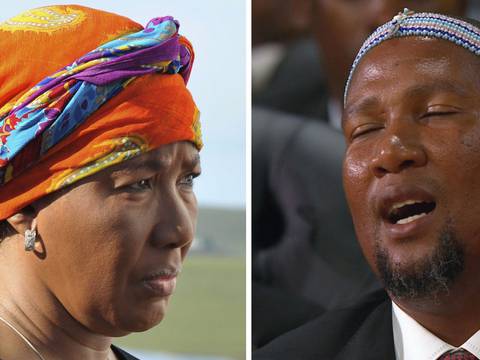 Hija de Mandela llevó su disputa con el nieto al funeral del expresidente