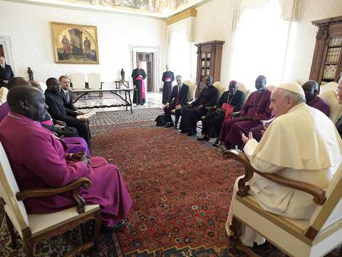 El papa Francisco reafirma intenciones de realizar viaje a Sudán del Sur