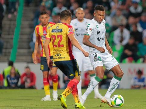 Santos venció al Morelia en duelo de ecuatorianos en el fútbol mexicano