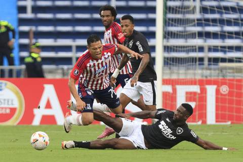 Junior de Barranquilla empata con Botafogo y se queda con Grupo D de Copa Libertadores