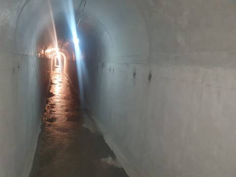 Sistema de túneles subterráneos para el manejo de aguas servidas se construye en Tumbaco y Cumbayá, en el nororiente de Quito