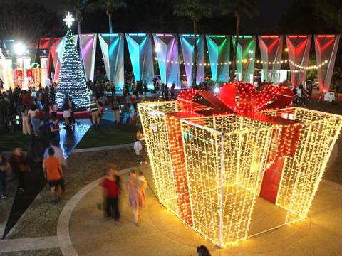 Plaza Guayarte: el encendido del árbol de Navidad en imágenes 