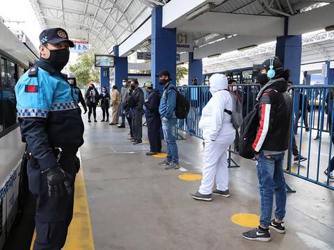 Estaciones del sistema de transporte municipal de Quito fueron parte de operativos de control interinstitucionales