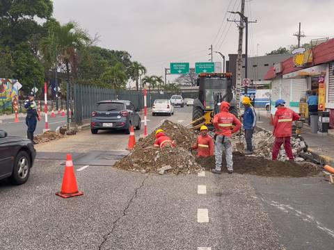 Se habilita nuevo cruce peatonal en la avenida Delta, en inmediaciones de la Universidad de Guayaquil