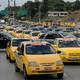 Taxistas protestan contra las reformas a Ley de Tránsito