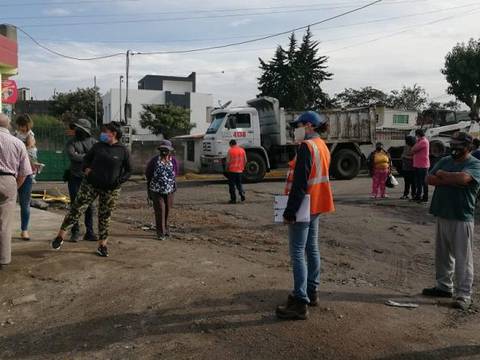 El Municipio de Quito informó de una minga que se realizará en Llano Grande este fin de semana
