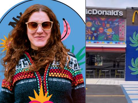 La ecuatoriana Carla Torres plasma sus diseños en restaurante de McDonald’s en Estados Unidos