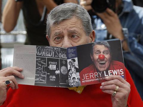 Ovaciones al legendario Jerry Lewis en su homenaje en Cannes