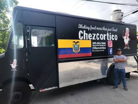 Chezcortico: sánduches de chancho, cangrejos criollos y otras delicias con sello ecuatoriano en ‘food truck’ en Miami