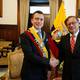 Presidentes de Ecuador y Colombia tuvieron una reunión bilateral tras posesión
