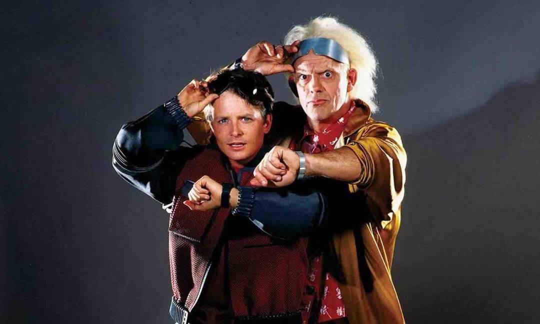 Doc y Marty McFly, juntos: el aplaudido reencuentro de los actores de 'Regreso  al futuro