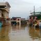 Desbordamiento de río inundó sectores de Tenguel; 15 familias quedaron afectadas