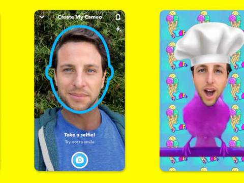 Snapchat generará gifs locos con tu cara 