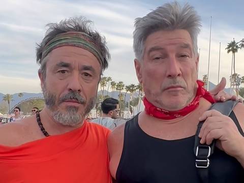 Los humoristas Pablo Granados y Pachu Peña ‘modelaron’ en Coachella