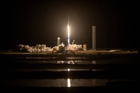 La séptima misión comercial de la NASA y SpaceX inicia su regreso a la Tierra