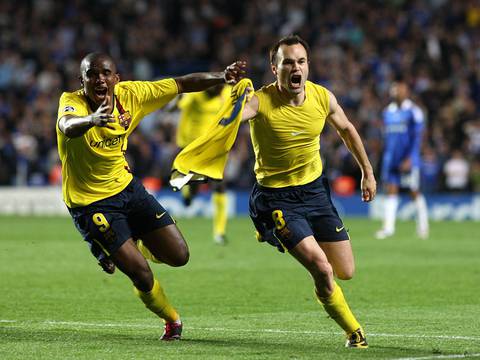 Iniesta recordó el gol agónico que eliminó al Chelsea y metió al Barça en la final de la Champions
